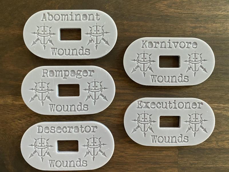 Chaos Knight Wound Marker