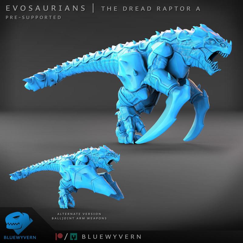 Evosaurians - The Dread Raptor A (Modular)