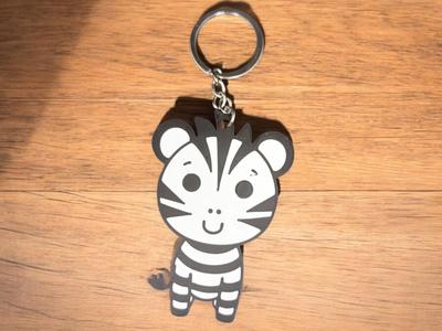 Zebra Baby Keyring