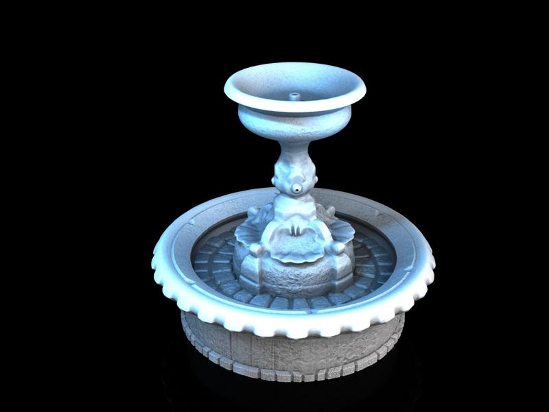 Fountain - Medieval Town