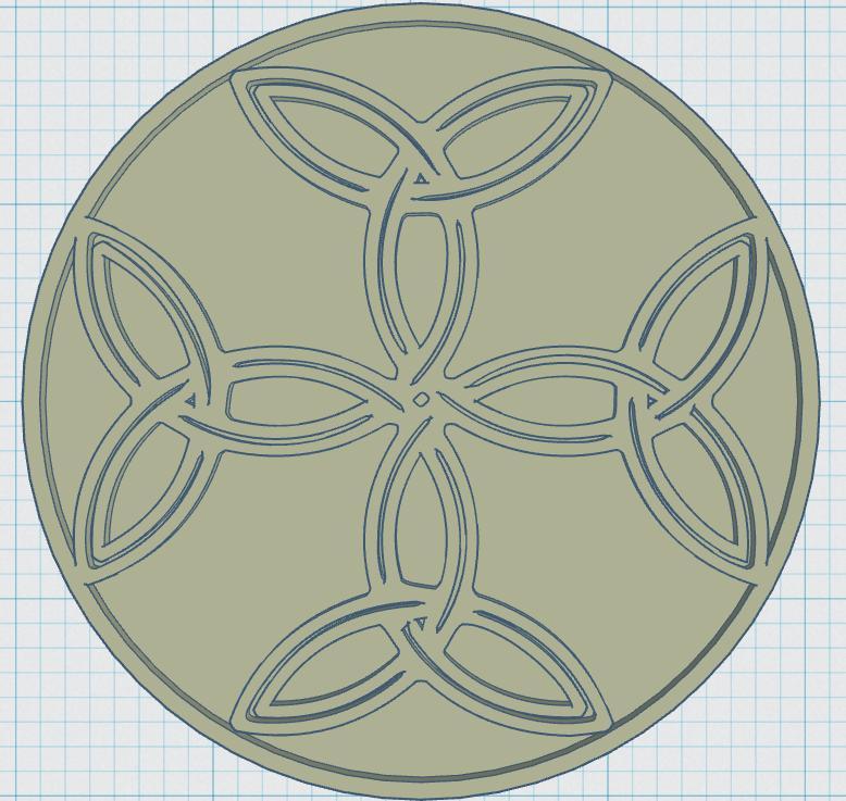 Celtic Symbol Coaster 30