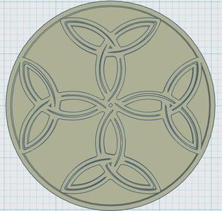 Celtic Symbol Coaster 30