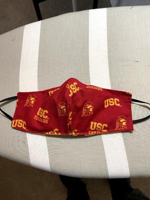 Cloth Face Mask with filter pocket and  3D Printed Nose Bridge