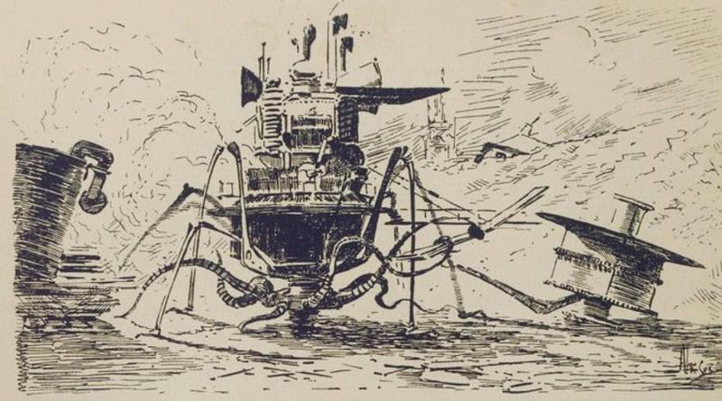 War Of the Worlds Martian Mk2 Handle Machine 1/32