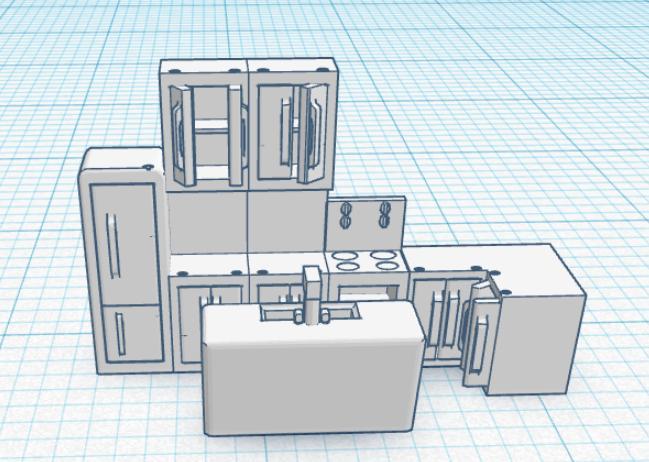 Doll House Kitchen