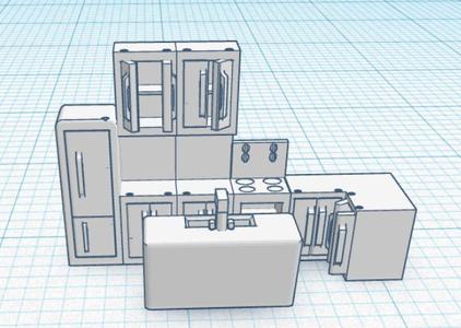 Doll House Kitchen
