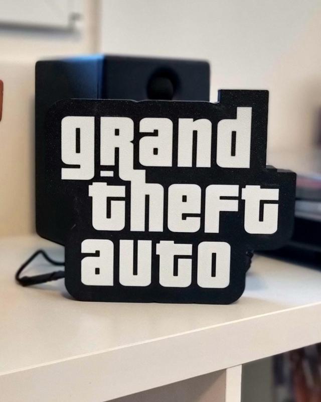 GTA Flat Lamp | Mutli Color