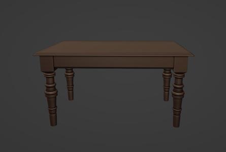 Wood Table 1:10 (no support required)