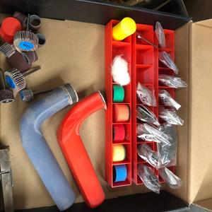 Storage box for one inch Velcro sanding pads 3 versions