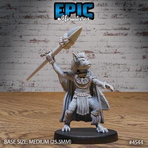 Beast Folk Tribe Throwing ‧ DnD Miniature ‧ Tabletop Miniatures ‧ Gaming Monster ‧ 3D Model ‧ RPG ‧ DnDminis ‧ STL FILE