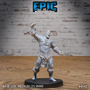 Dragon Blood Warrior Morgenstern ‧ DnD Miniature ‧ Tabletop Miniatures ‧ Gaming Monster ‧ 3D Model ‧ RPG ‧ DnDminis ‧ STL FILE