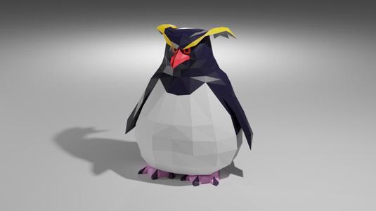 Rock Penguin Toy