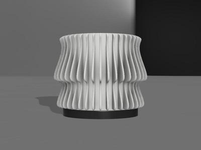 Abstract Plant Pot