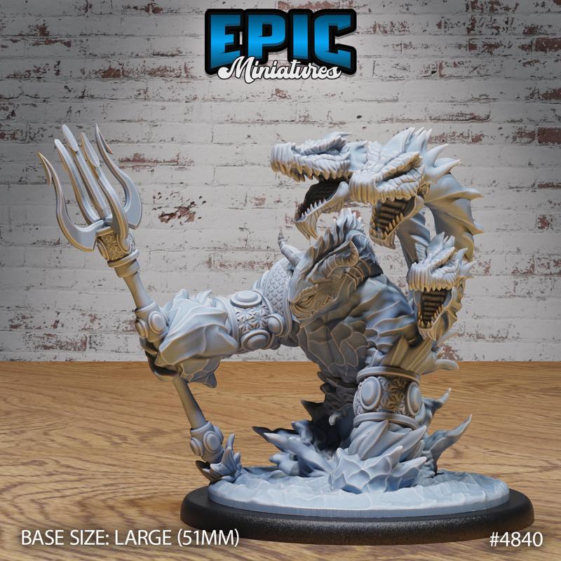 Water Elemental Guard Summon ‧ DnD Miniature ‧ Tabletop Miniatures ‧ Gaming Monster ‧ 3D Model ‧ RPG ‧ DnDminis ‧ STL FILE