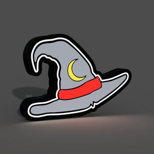 Witch Hat Halloween LightBox LED Lamp