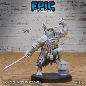 Sawhead Pirate Victory ‧ DnD Miniature ‧ Tabletop Miniatures ‧ Gaming Monster ‧ 3D Model ‧ RPG ‧ DnDminis ‧ STL FILE