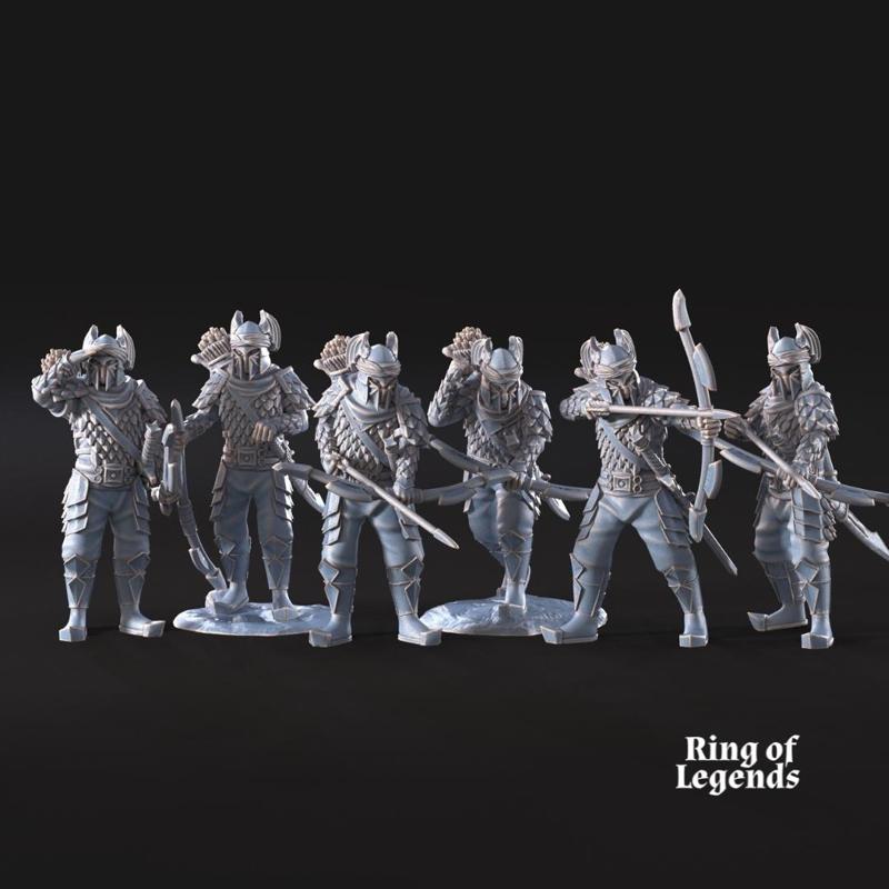 6x Archers (Normal warriors) | Dragon Army | Ring of Legends