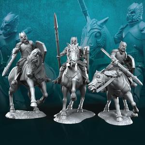 3x Grey Castle Knights | Grey Castle | Fantasy