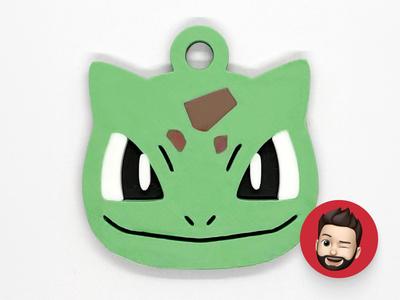 Pokemon Bulbasaur keychain