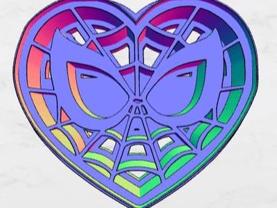 Spider-Man heart cutter