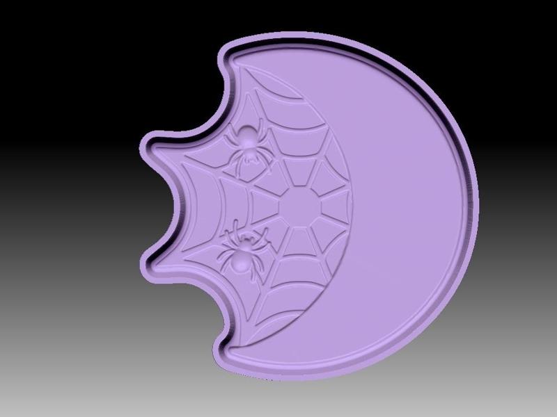 SPIDER MOON BATH BOMB MOLD