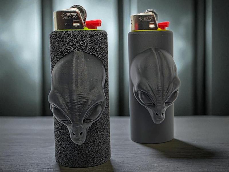 Alien Head Bic Sleeve