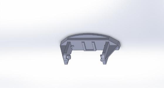 Whirlpool Dishwasher upper rack end clip