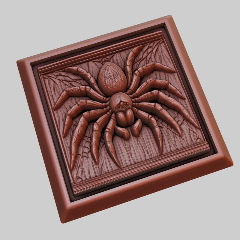 Spider Animal 3D Model for CNC Router Laser & 3D Printer