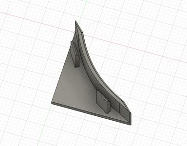 Countertop trim (LB23) endcap / Zakończenie do listwy przyblatowej (LB23)
