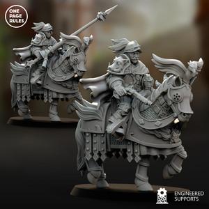 Battle Master on Horse (Captain) - Human Empire