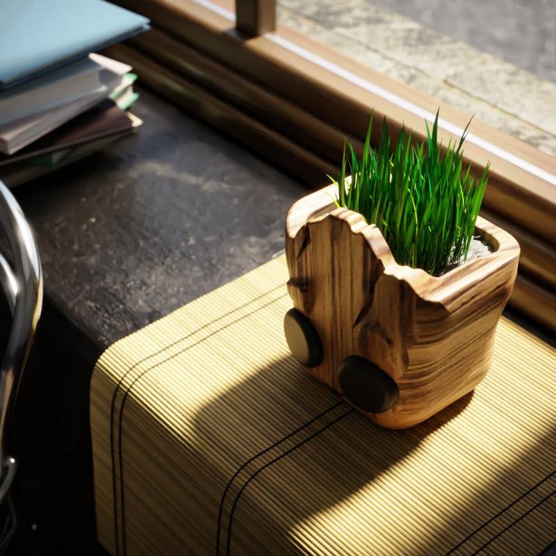 Groot FunkoHead Desktop Flower pot