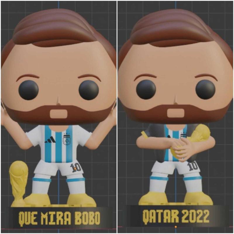 x2 Leo Messi Funko