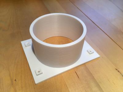 Mounting for 75 mm tube