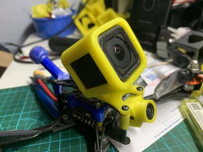 GoPro Hero Session 5 camera mount protector for FPV Hole distant 24-28mm