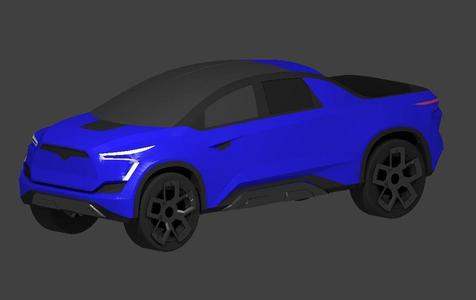 TESLA Pickup (Model P) concept design by Emre Husmen