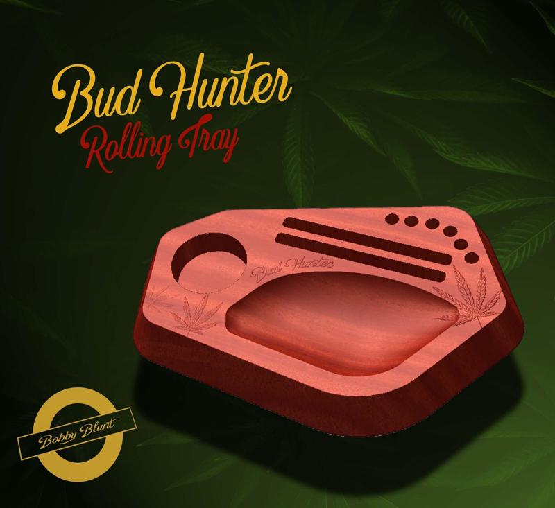 Rolling Tray Tuxedo Bud Hunter