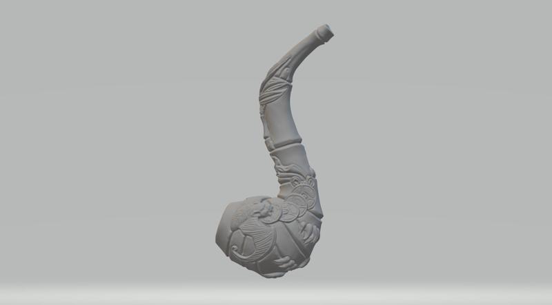 Smoking Pipe 3D Model 3D print model