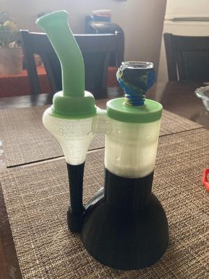 8 Inch Recycler Bong / Dab Rig