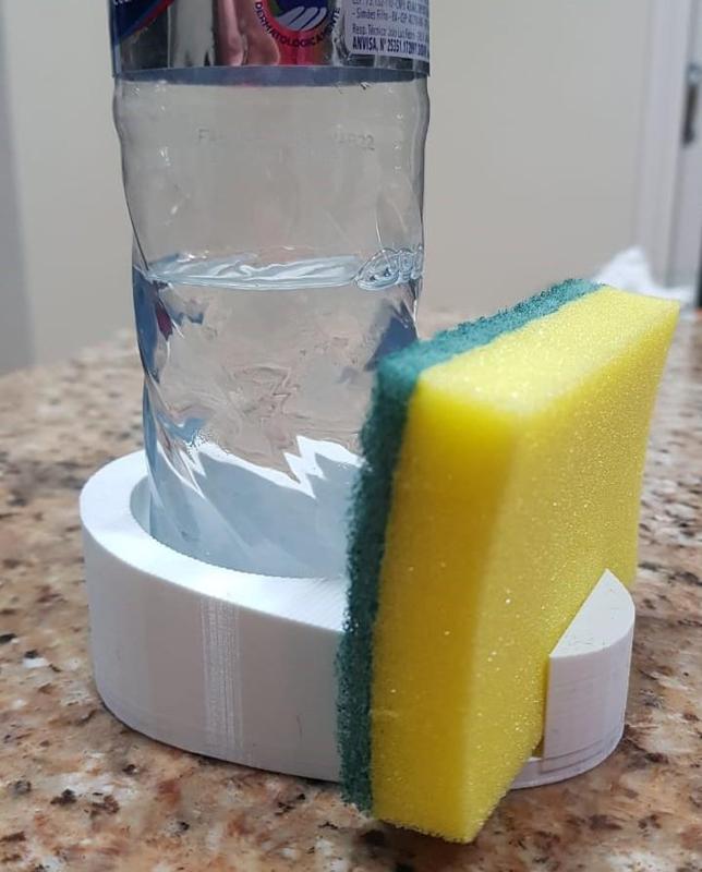 Suporte detergente e esponja