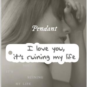 Taylor Swift TTPD "I love you, it's ruining my life" Keychain