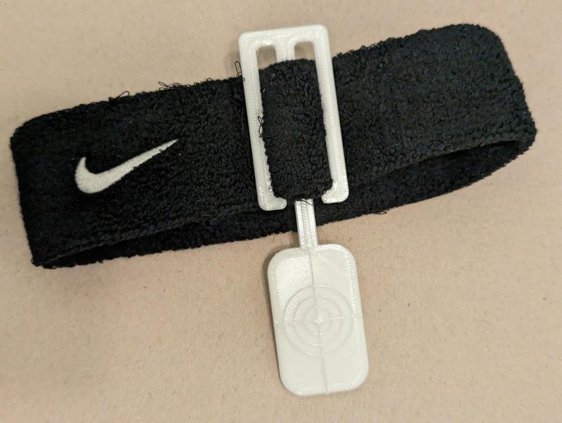 Augenblende Sportschützen Pistole Stirnband Augenklappe