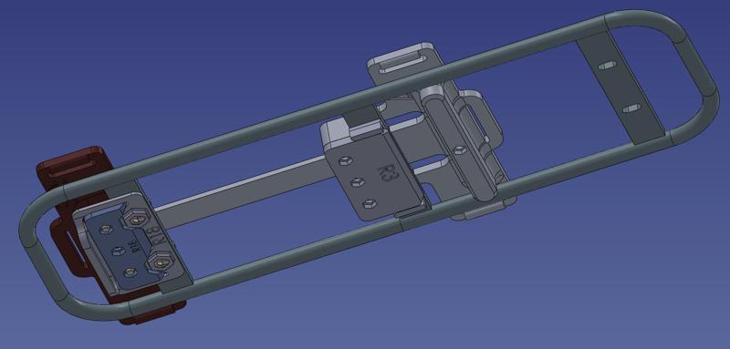 Trunk bag quick release adapter