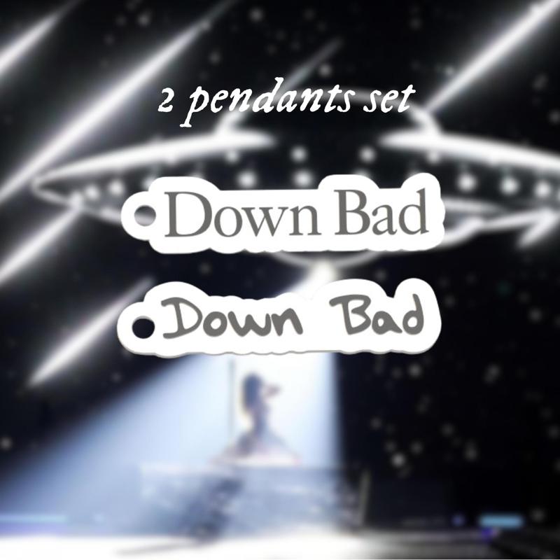Taylor Swift Down Bad 2 Keychain set TTPD