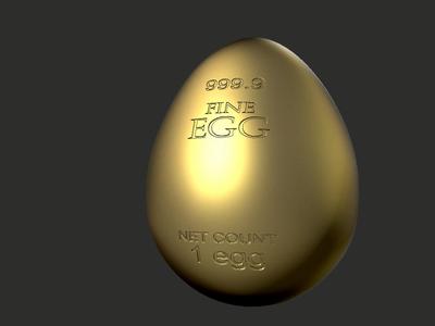 Golden Egg Because Eggs Are Expensive 