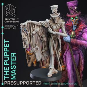 The Puppet Master - D&D Minature - PRESUPPORTED - 32mm scale