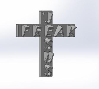 JESUS FREAK KEYCHAIN