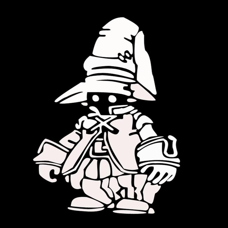 Black Mage stencil
