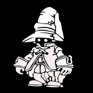 Black Mage stencil
