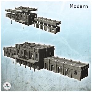 Hue Railway Station (Thua Thien Hue, Vietnam) - Cold Era Modern Warfare Conflict World War 3 RPG  Post-apo