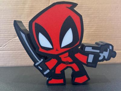 Deadpool Comic Lightbox